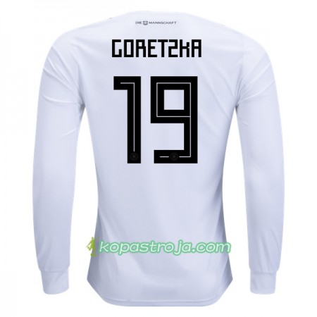Billiga Fotbollströjor Tyskland Goretzka 19 VM 2018 Hemma tröja Långärmad